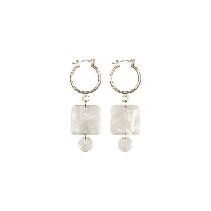 Mel Hoops in Ivory - Elements Berkeley