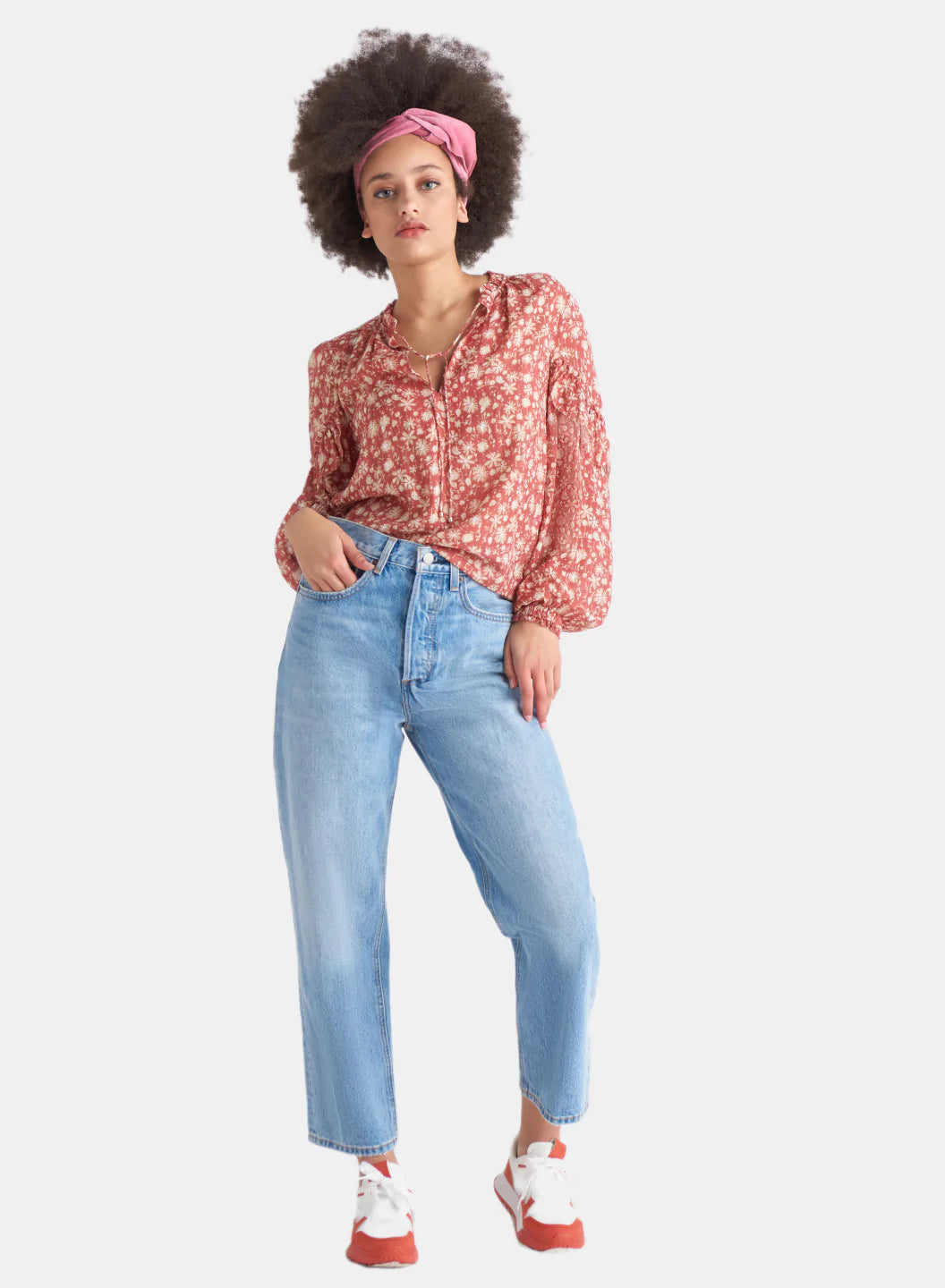 Dex Ruffle Shoulder Top