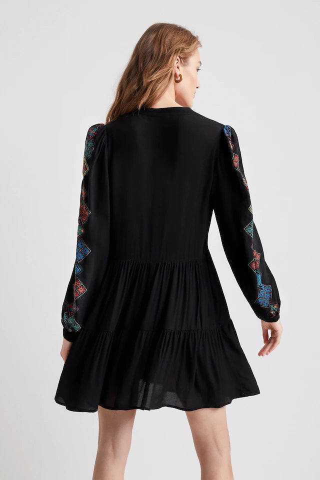 Desigual Ethnic Sleeve Dress