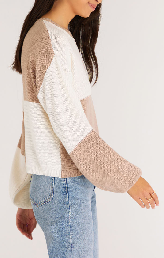 Z Supply Solange Check Sweater