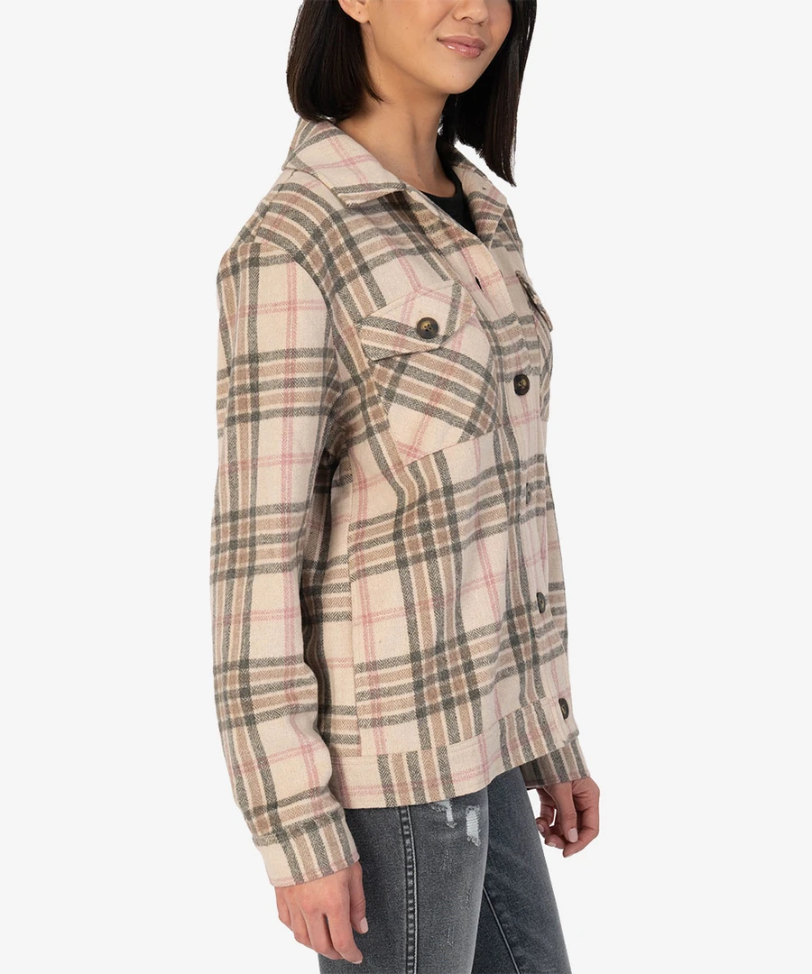 Kut from the Kloth Magnolia Plaid Shacket