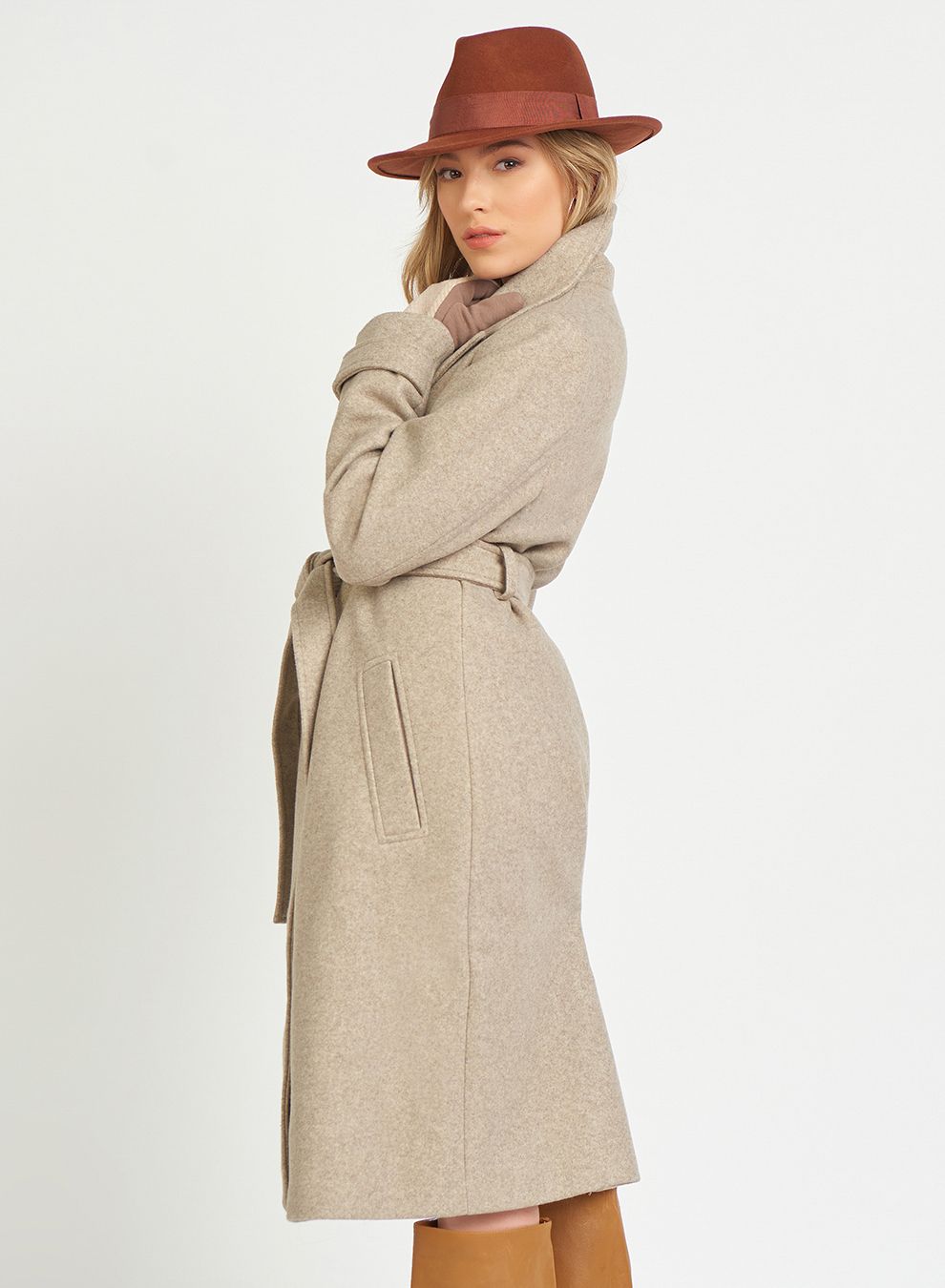 Dex Belted Collar Coat
