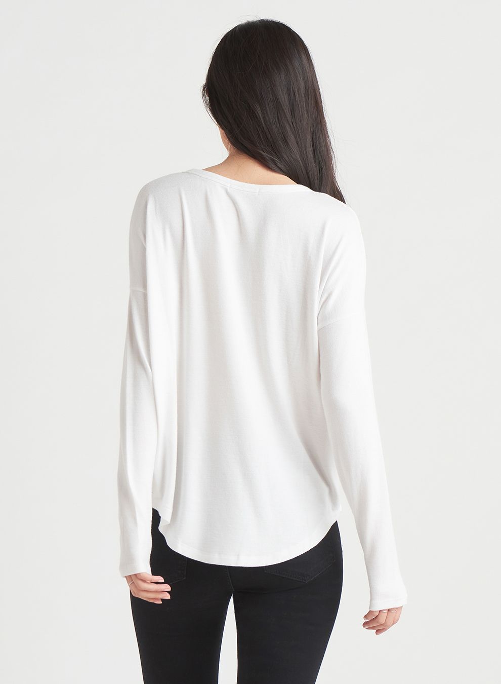 Dex Rounded Hem Knit Top