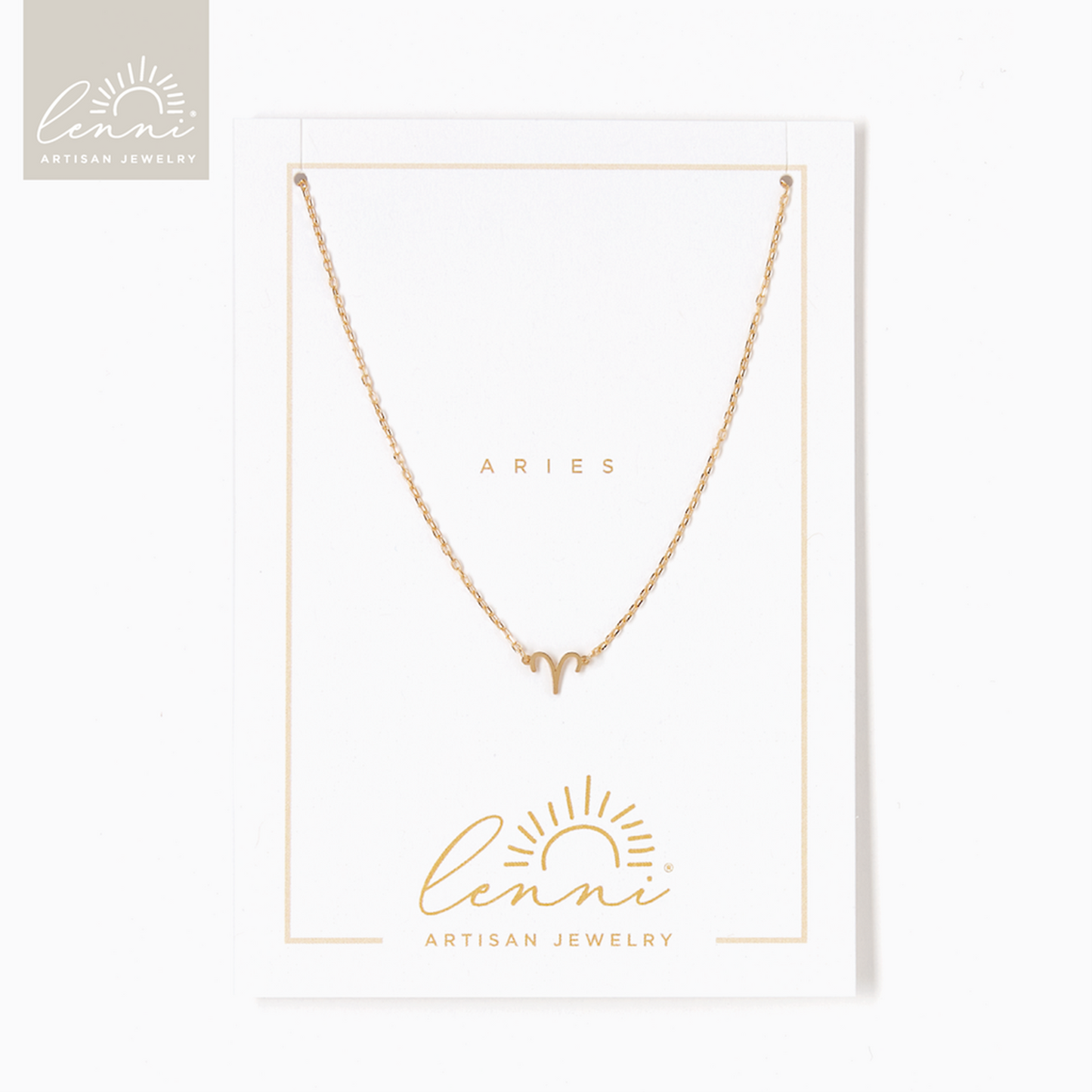 Lenni & Co. Zodiac Necklace Aries