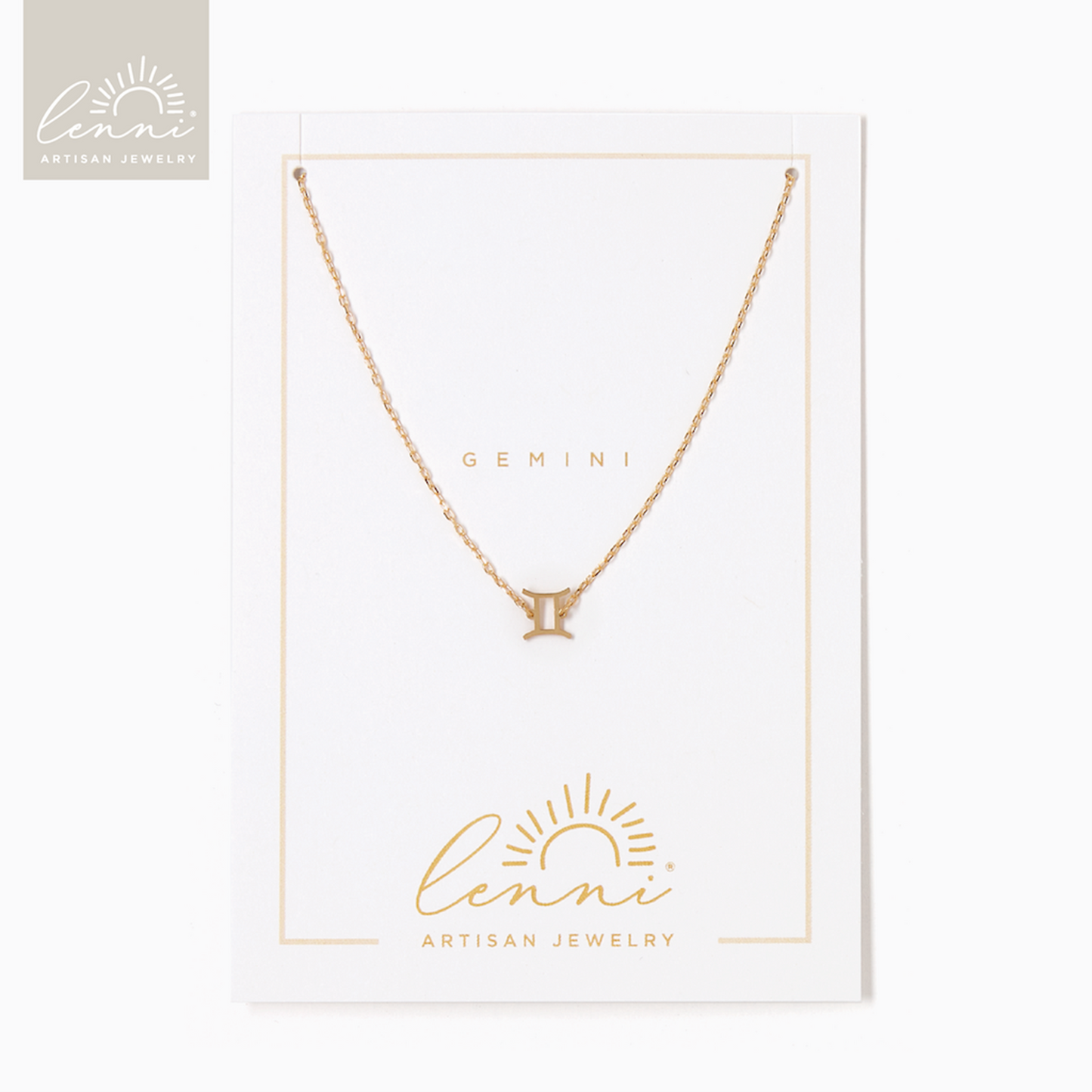 Lenni & Co. Zodiac Necklace Gemini