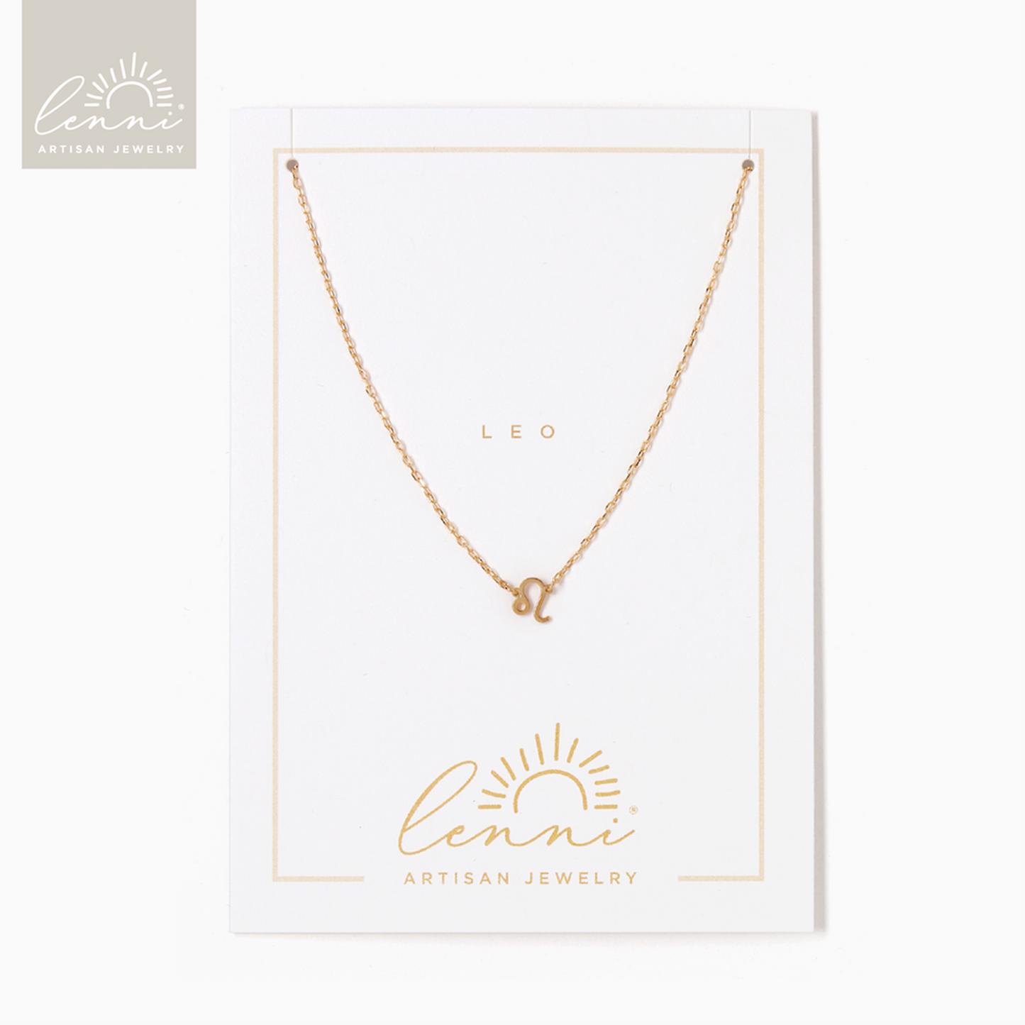 Lenni & Co. Zodiac Necklace Leo