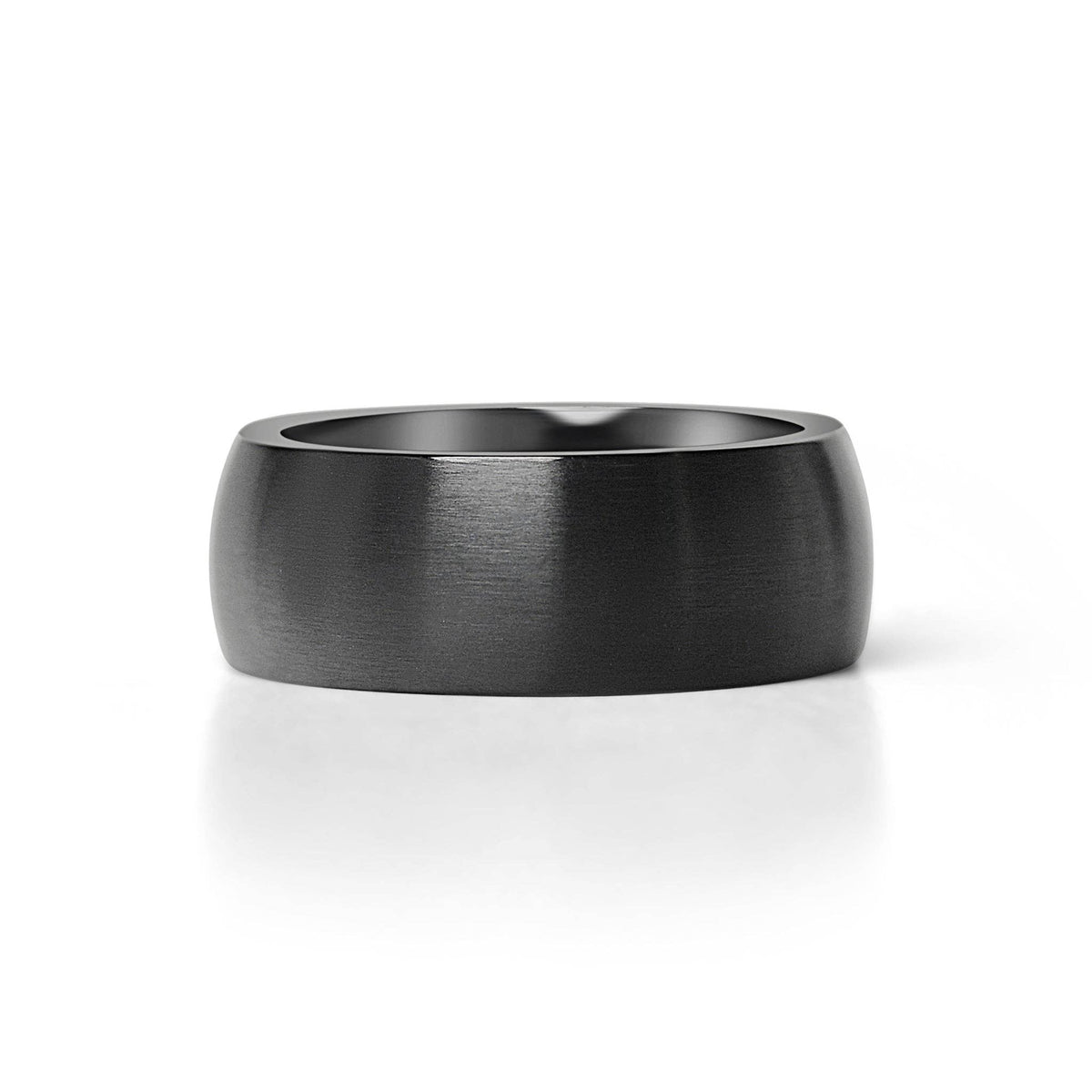 Black Matte Stainless Steel Ring - WJW