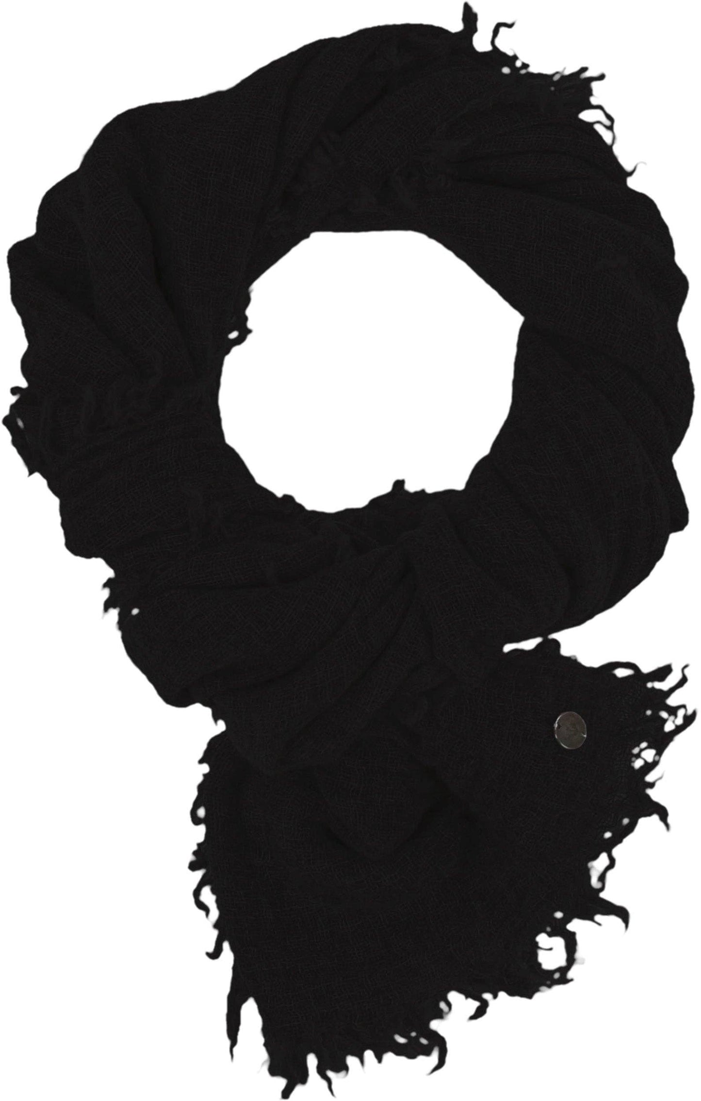 FRAAS - The Scarf Company - Lightweight Wool Solid Fringe Wrap
