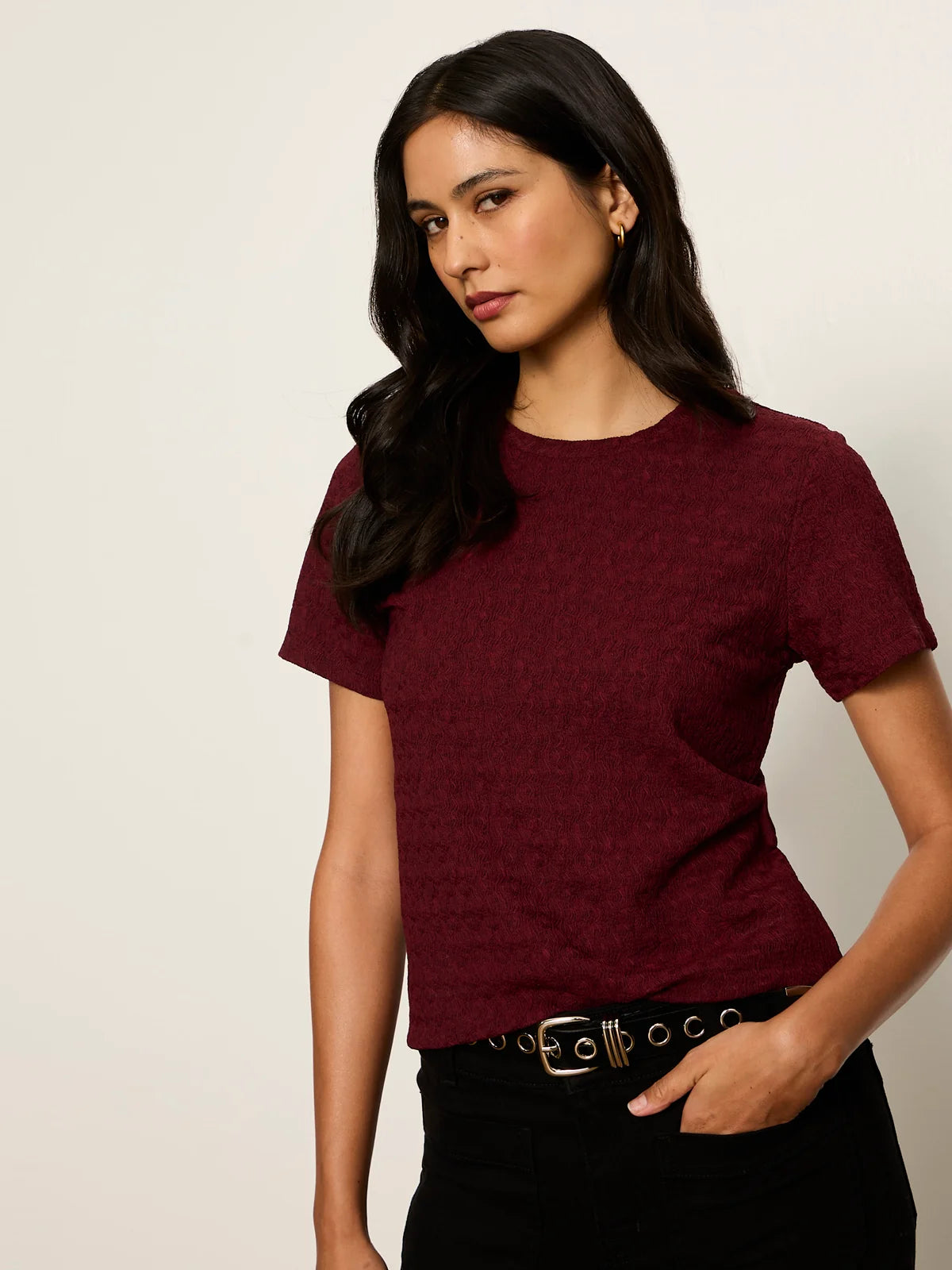 Icon Textured Tee - Sanctuary