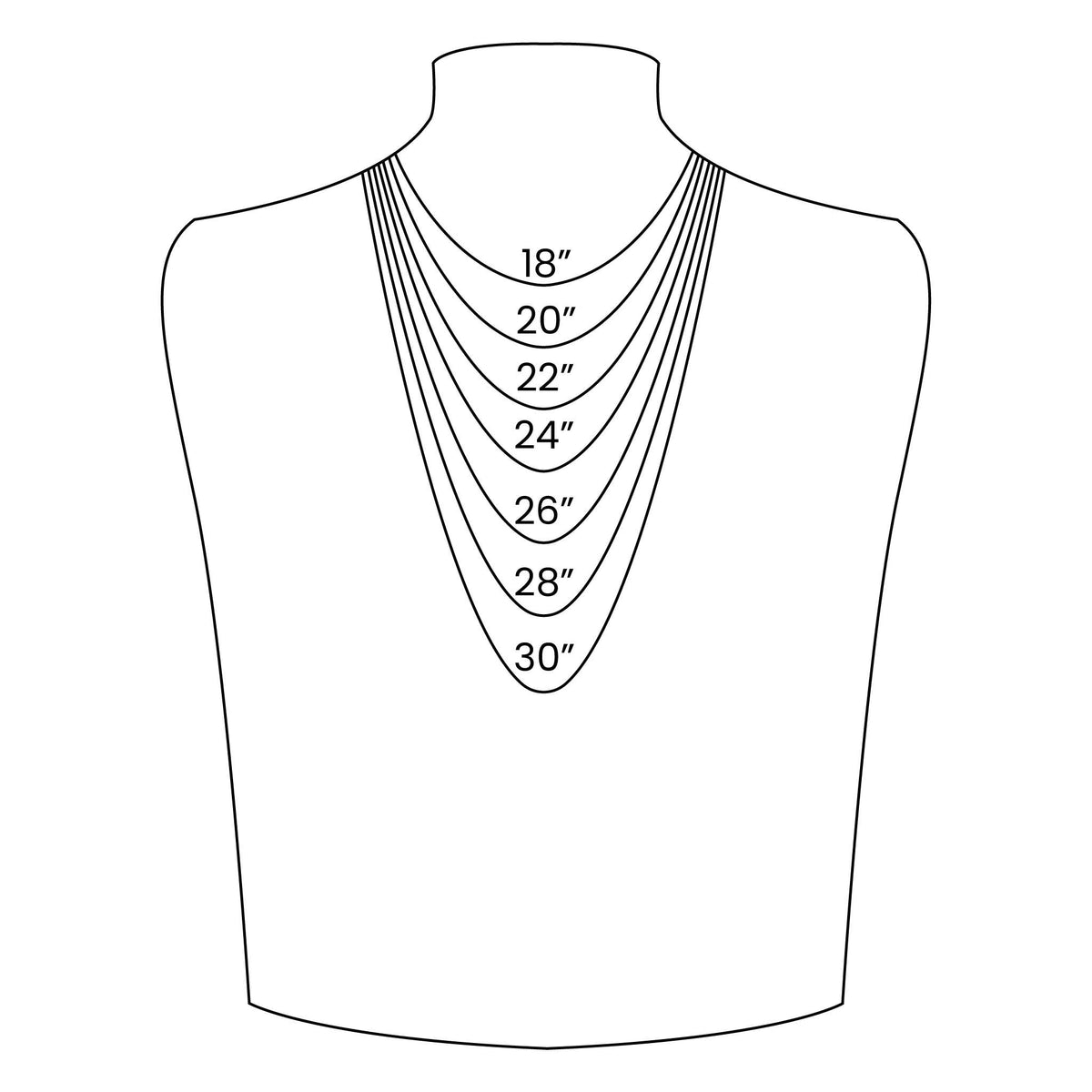 Gold Rope Chain Necklace - WJW