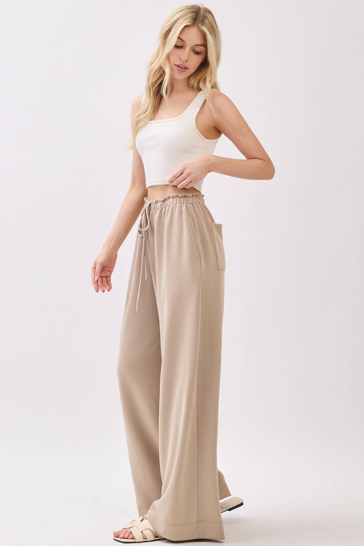 Solid Wide Leg Pants - Final Touch