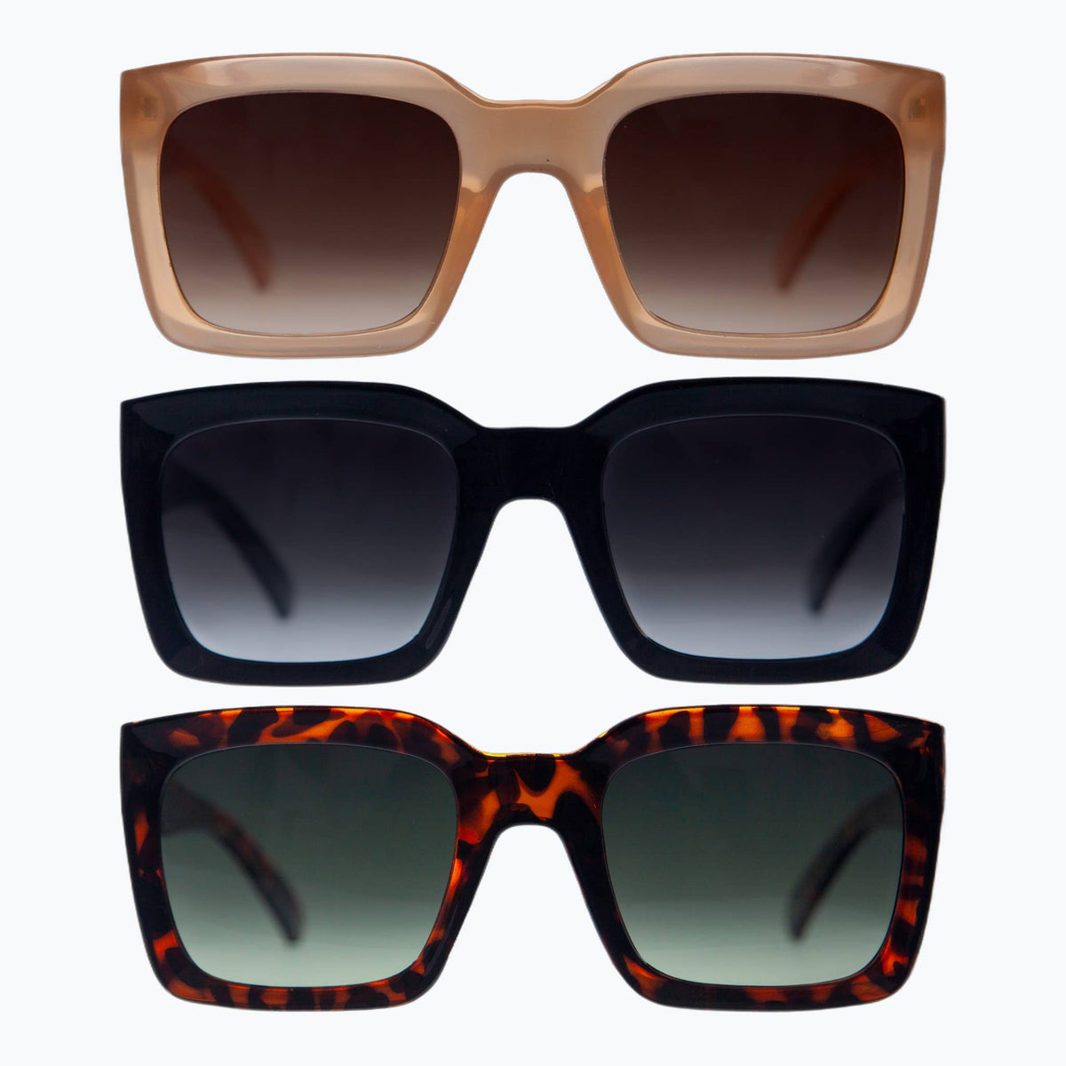 Canyon - Classic Polarized Square Sunglasses for Women & Men