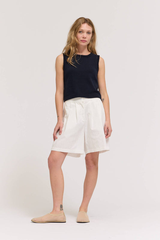 Grade & Gather - 42205 - EDGE TRIM KNIT VEST