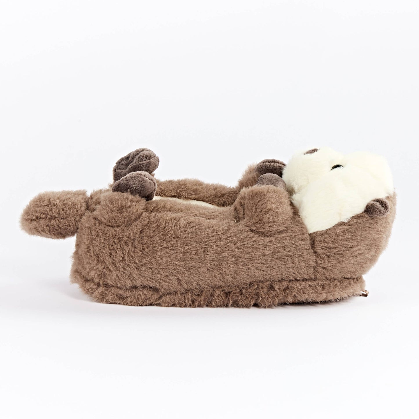 Oooh Yeah/Sock It Up/Oooh Geez Slippers - Abe the Otter | Women's Funny Fluffy Animal Cozy Slippers