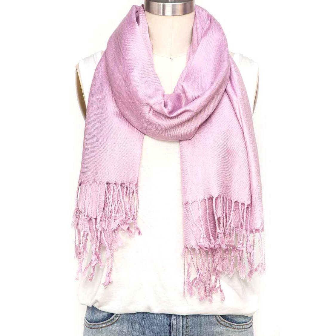 Artini Accessories - Large Silk Blend Pashmina Scarf