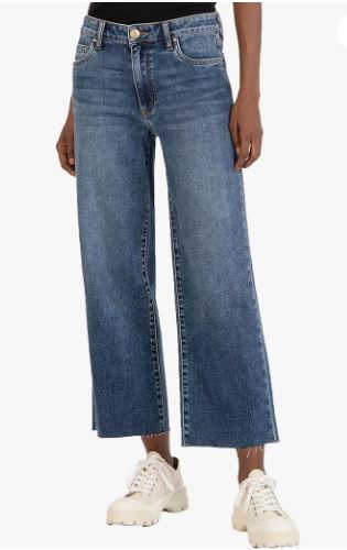 CHARLOTTE HIGH RISE CULOTTES WITH RAW HEM