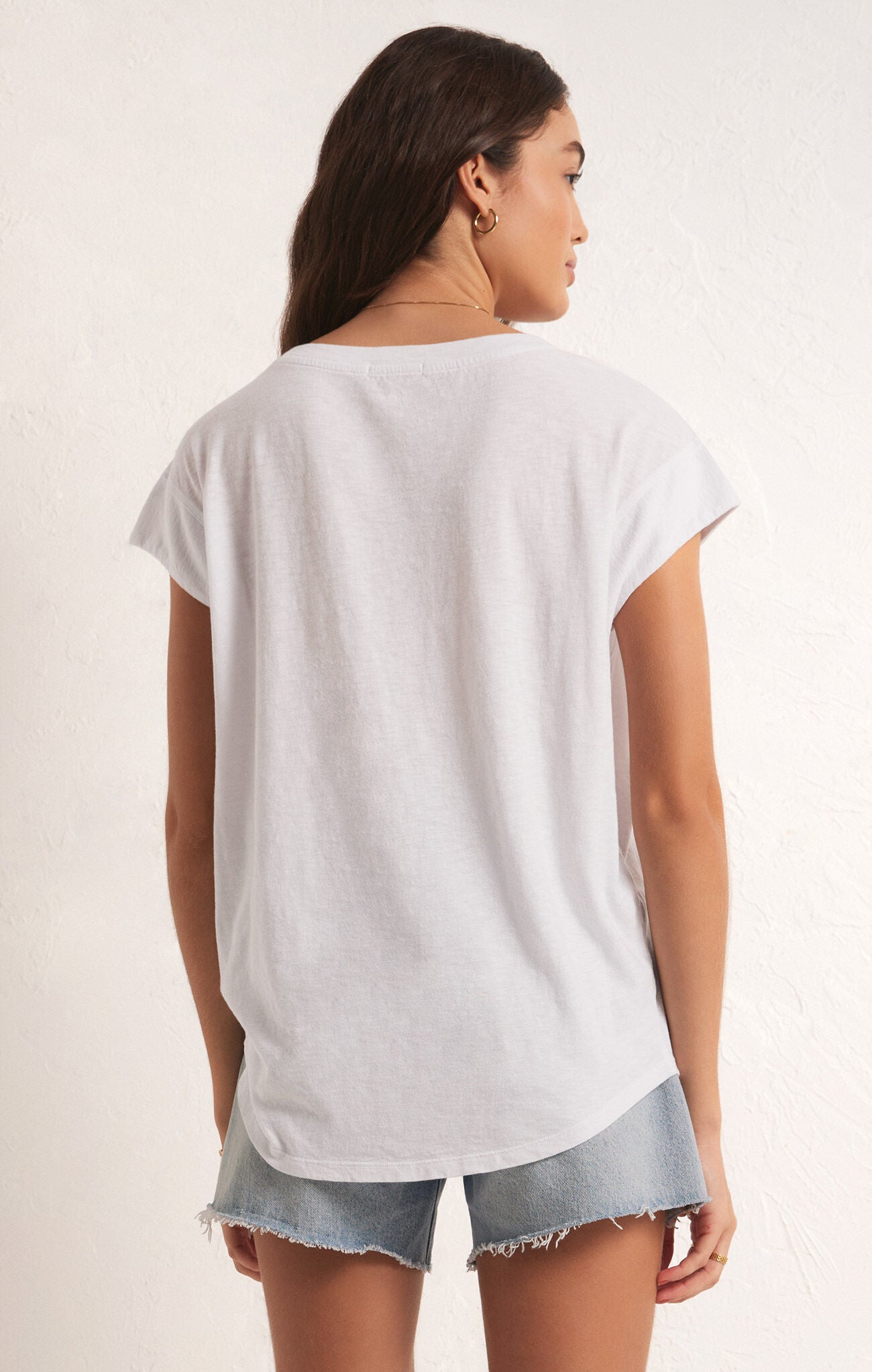 LAID BACK SLUB TOP