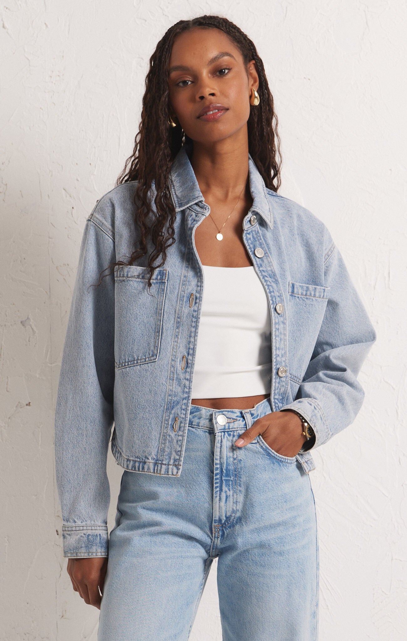 CROPPED DENIM
JACKET