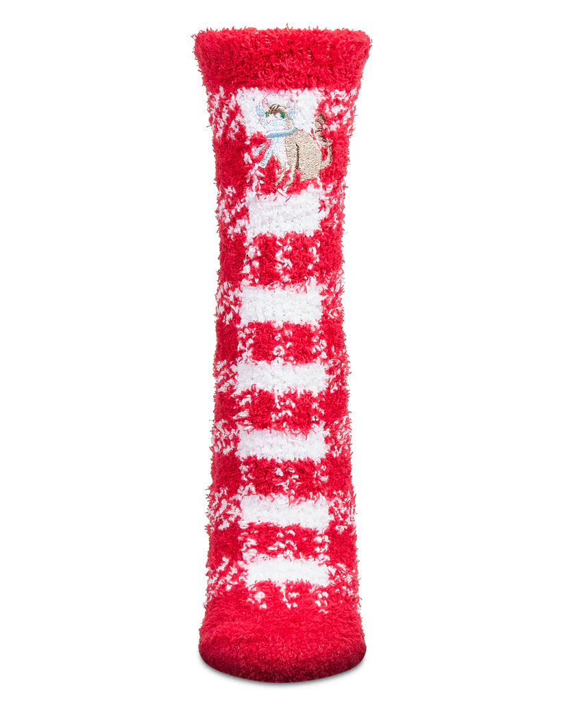 Cat Mistle Toes Cozy Crew Socks
