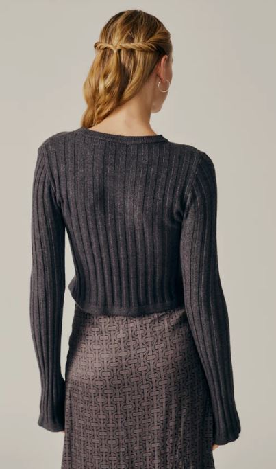 BUDDLEIA CROP SWEATER