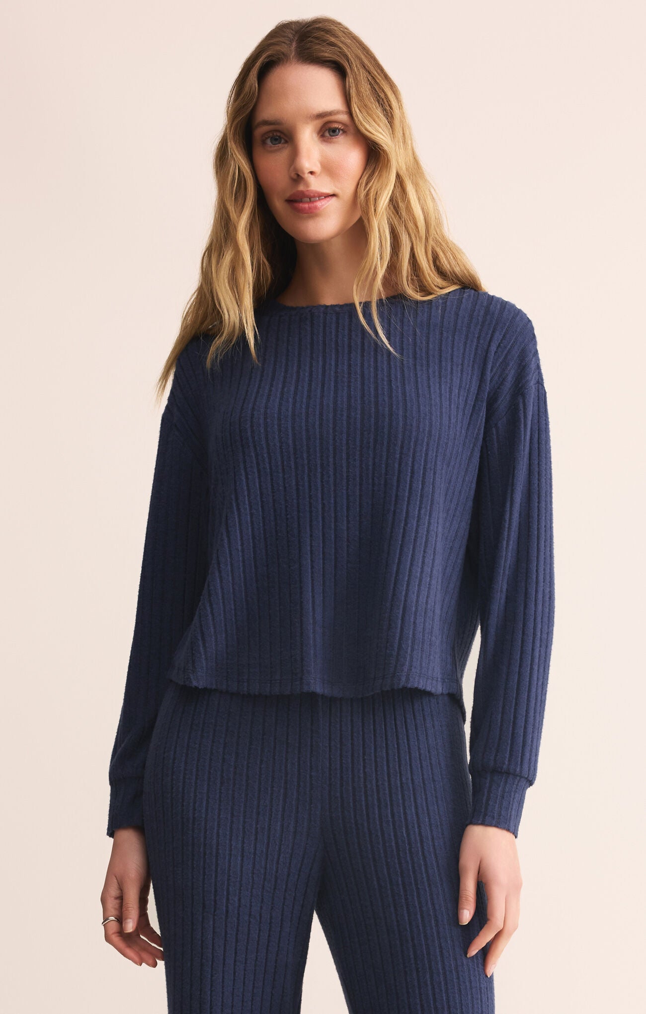 ELFIE RIB LONG SLEEVE LS TOP