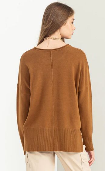 NOT A PLAYER DROP SHOULDER SWEATER