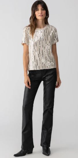 SEQUIN PERFECT TEE