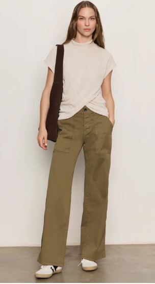 DRAPED SLEEVELESS MOCK NECK