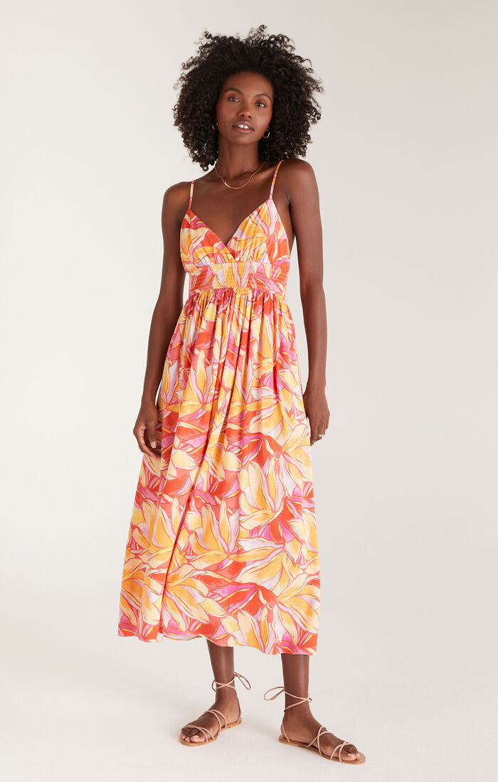 CHARM STAINED GLASS MIDI DRESS