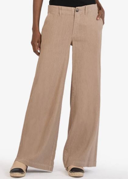 MEG - LINEN WIDE LEG PANTS