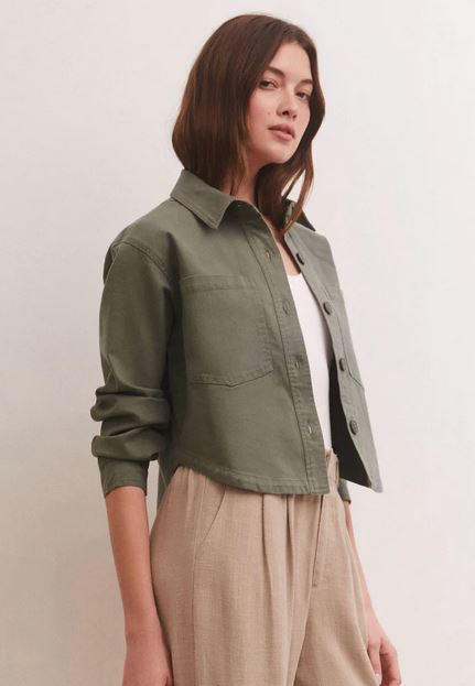 CROPPED TWILL
JACKET