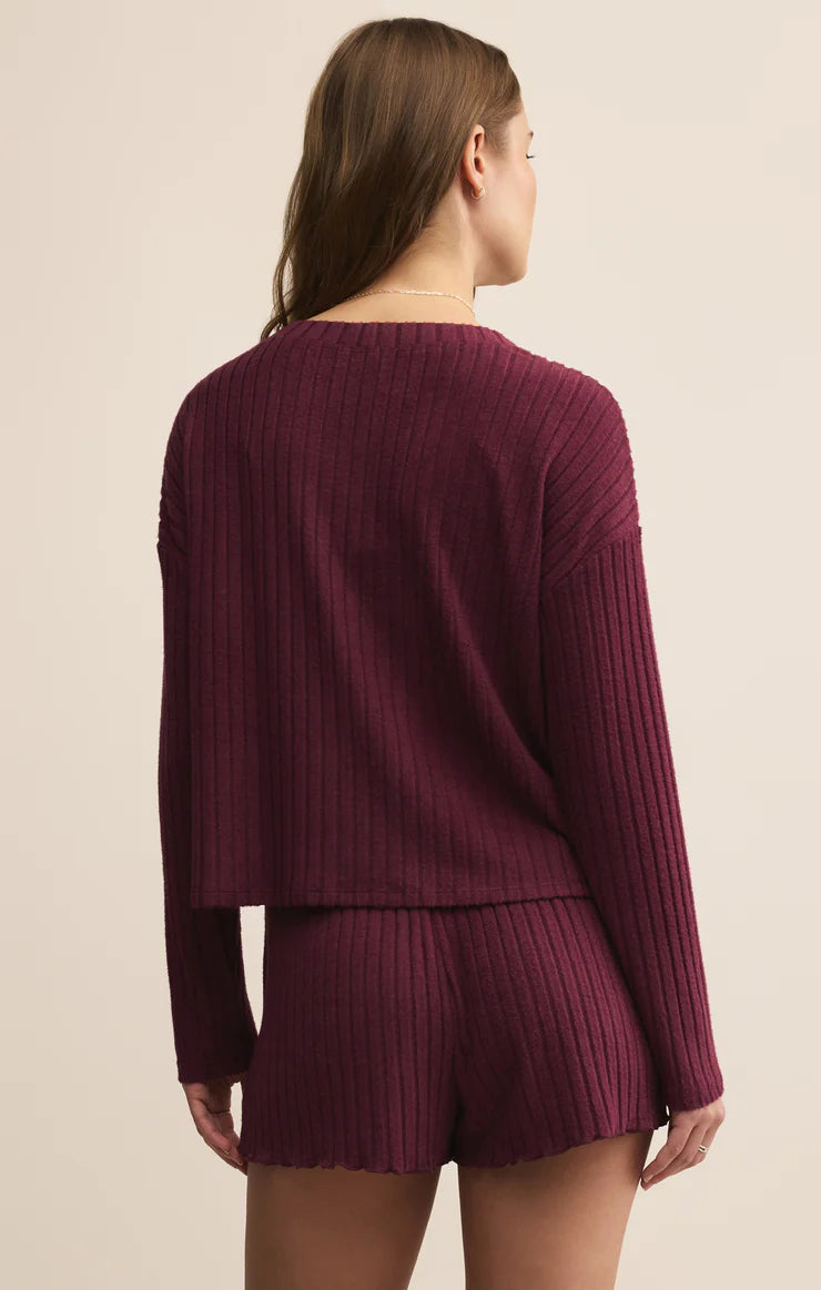 MARIA RIB CARDIGAN