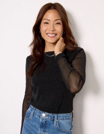 SPARKLE MESH PEFECT TEE