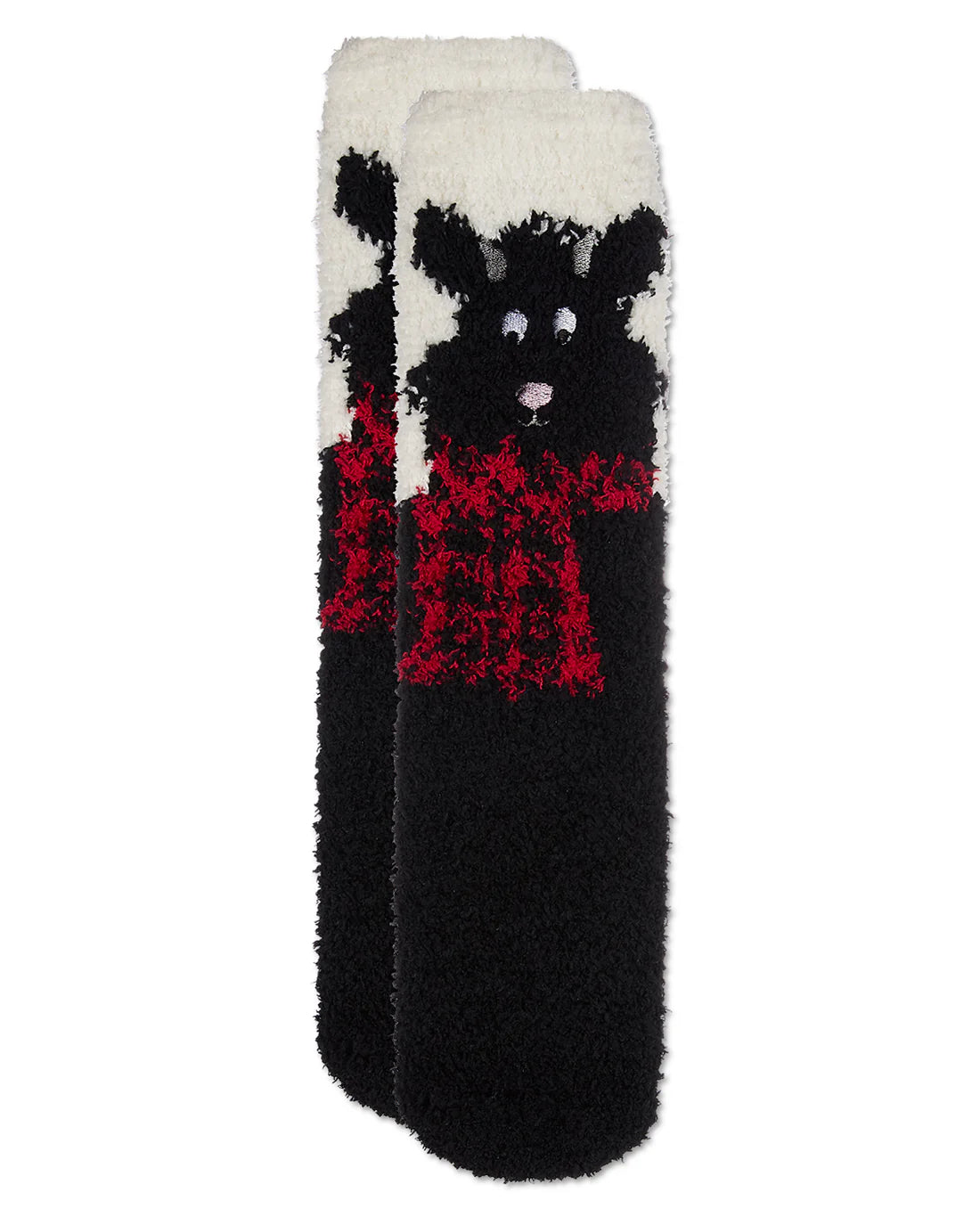 Scotty Dog Mistle Toes Cozy Crew Socks