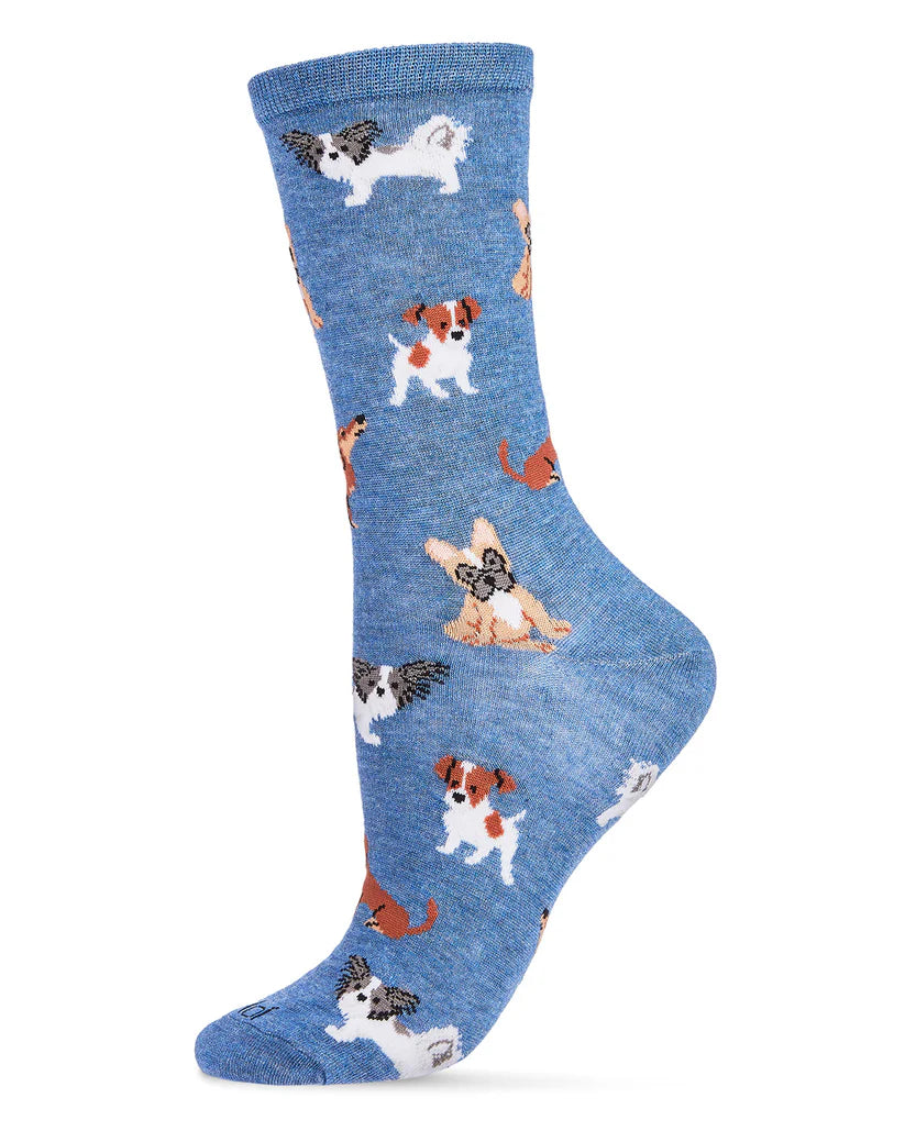 Pupper Love Bamboo Blend Crew Socks