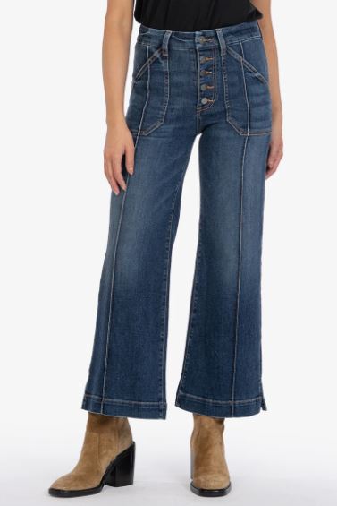 MEG HIGH RISE FAB AB WIDE LEG PATCH
PK WIDE HEM
