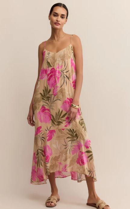 BENSON ULA TROPICAL MIDI DRESS