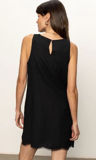 EMBROIDERED BLOOMS DRESS