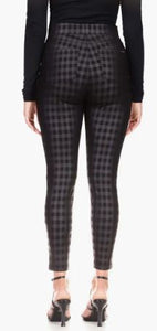 RUNWAY LEGGING COATED PLAID