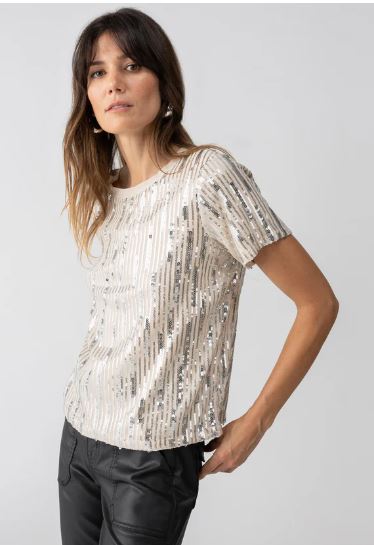 SEQUIN PERFECT TEE