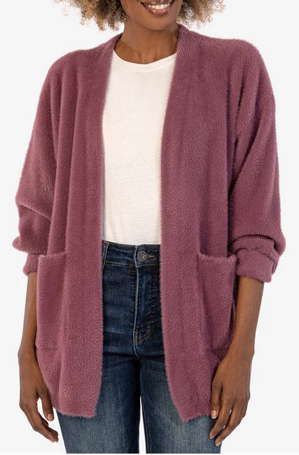 DANA -LONG CARDIGAN W/PATCH
POCKETS