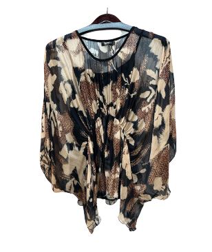 GATHERED WAIST TOP W/ CAMI