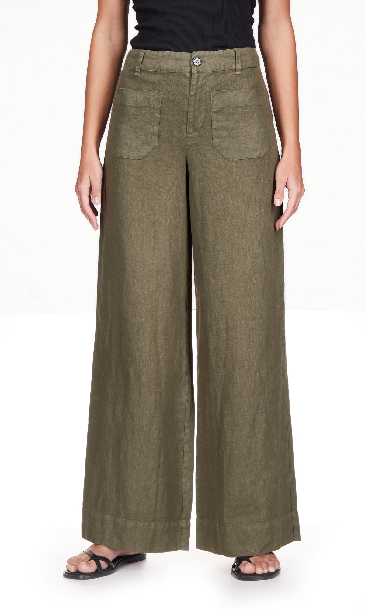 THE LINEN MARINE WIDE LEG