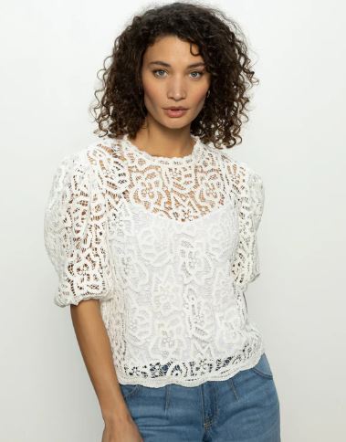 CHERISHED LACE TEE