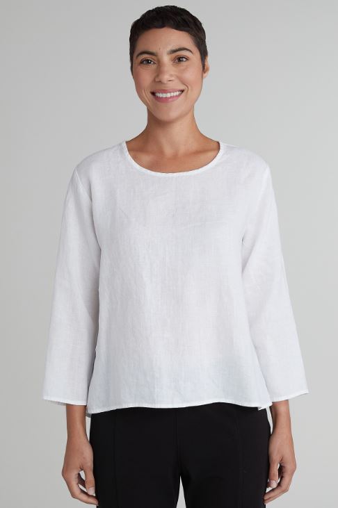 3/4 SPLIT BACK - HANKY LINEN