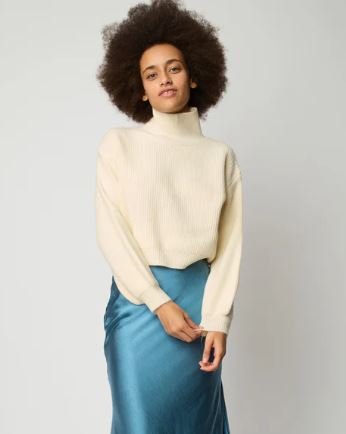 LE CROP KNIT SWEATER