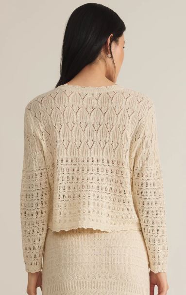 CARDI CROCHET TOP