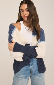 JONES STRIPE CARDIGAN