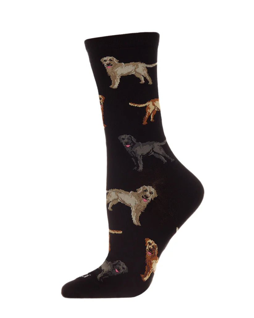 Labradors Bamboo Blend Crew Sock