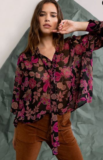 DAZZLING VOLUME BLOUSE